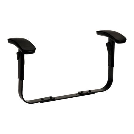Hon HON Height-Adjustable T-Arms for ComforTask Series Chairs - Black - 2/Pack HON5995T